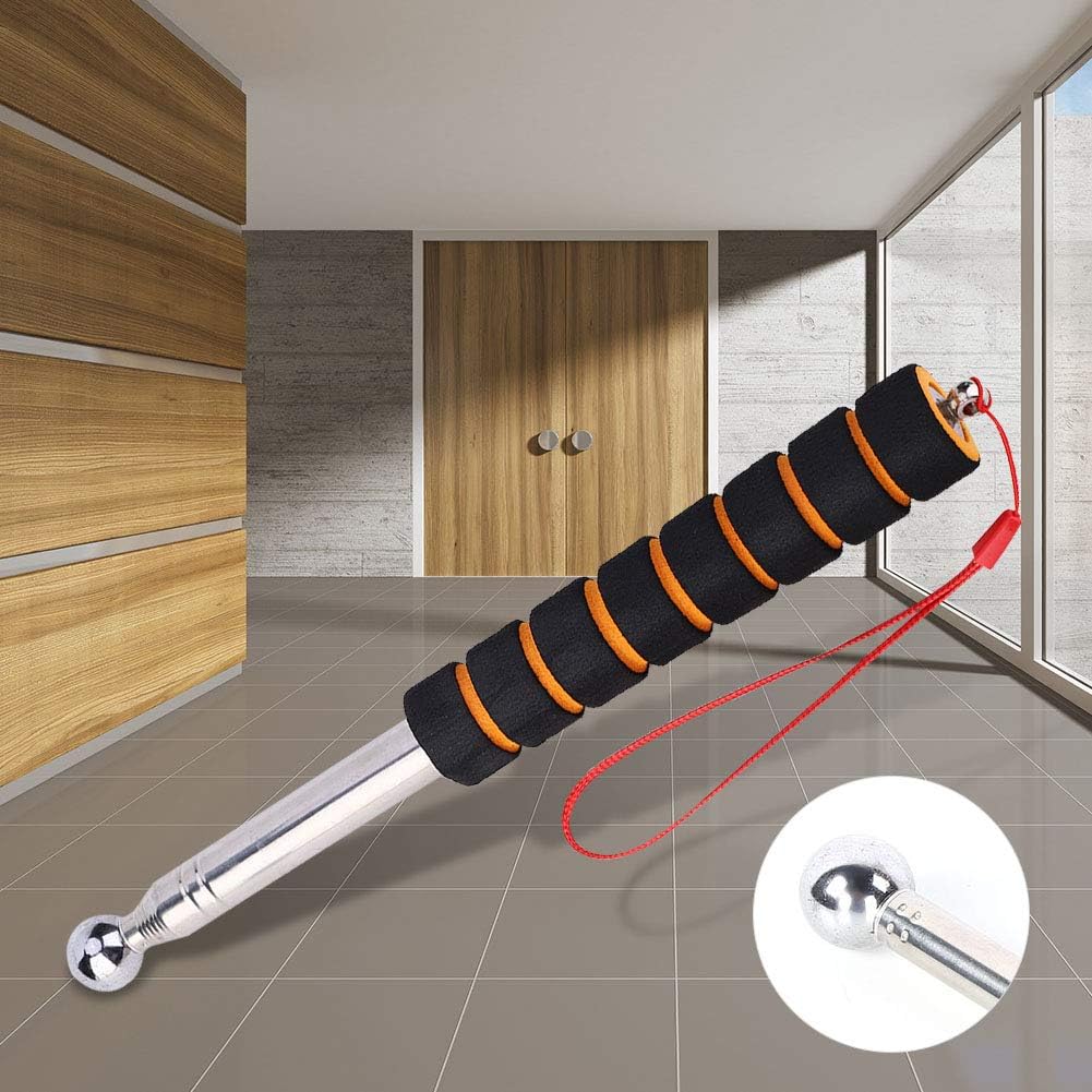 Martillo de tambor vacío a prueba de golpes con mango de esponja Herramienta de inspección de azulejos portátil Azulejos Herramienta de hardware de