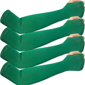 MIG4U 2 pares de mangas de brazo, mangas de jardinería para agricultores para mujeres y hombres, manga de protección solar UV refrescante con MIG4U 2 pares de mangas de brazo, mangas de jardinería para agricultores para mujeres y hombres, manga de protección solar UV refrescante con