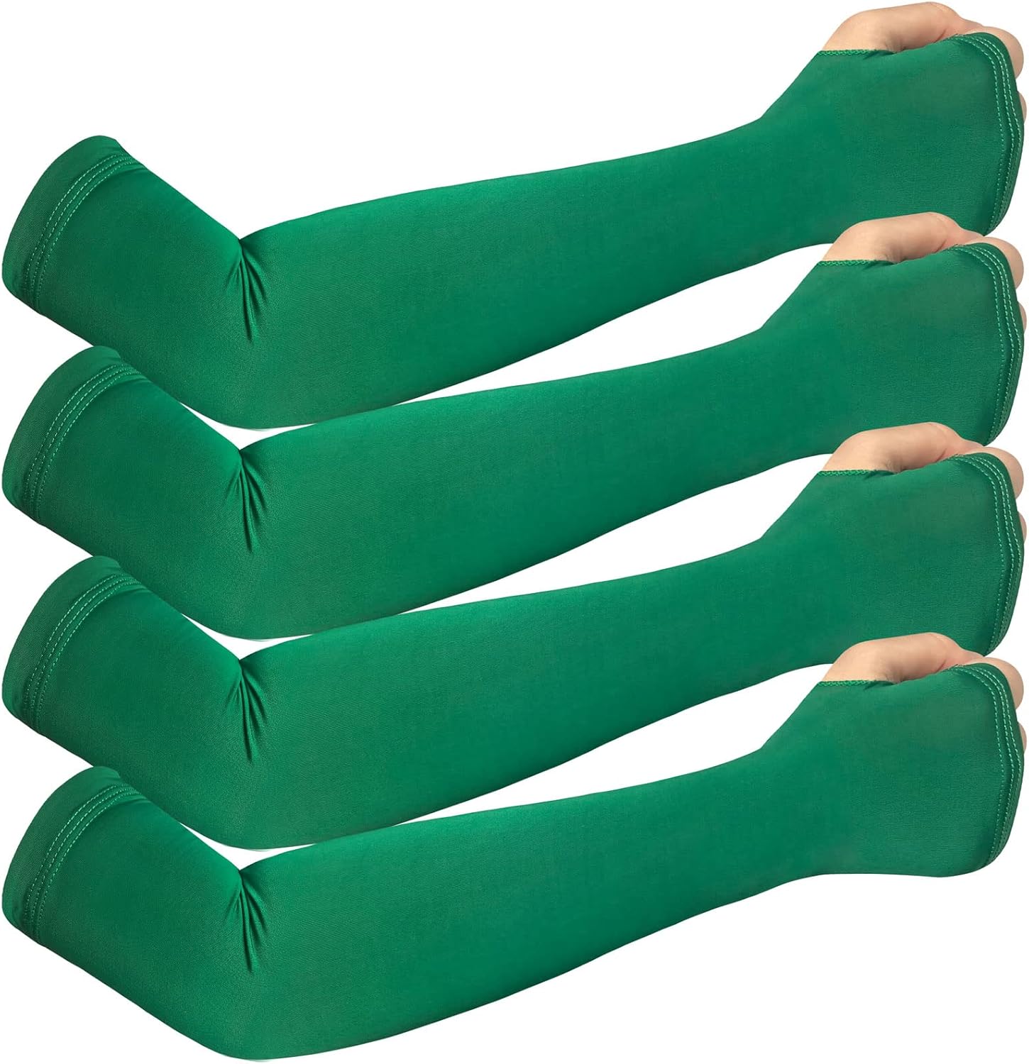 MIG4U 2 pares de mangas de brazo, mangas de jardinería para agricultores para mujeres y hombres, manga de protección solar UV refrescante con