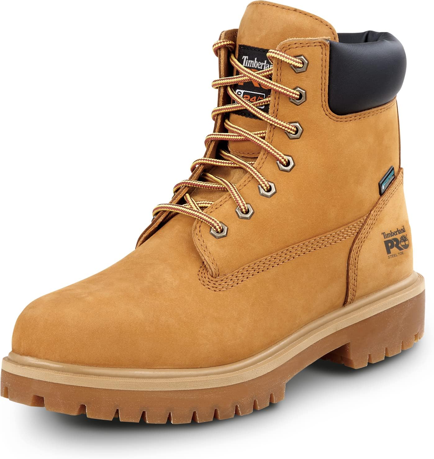 Timberland PRO 6IN Direct Attach MaxTRAX – Botas de trabajo antideslizantes con punta de acero para hombre