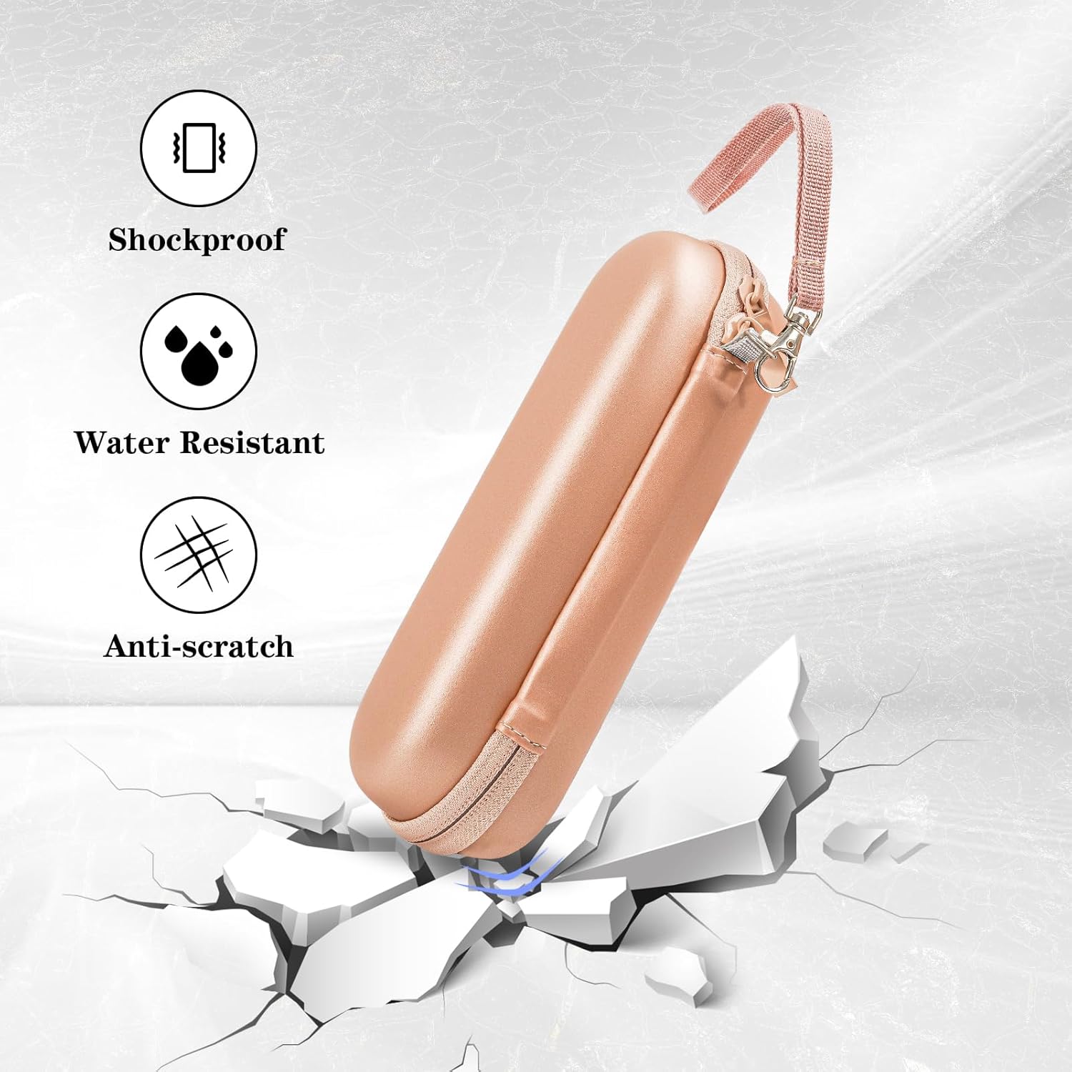ProCase Funda rígida de viaje para cepillo de dientes eléctrico compatible con Oral-B Pro 1000 8000, Philips Sonicare 1100 5100 6100, bolsa de