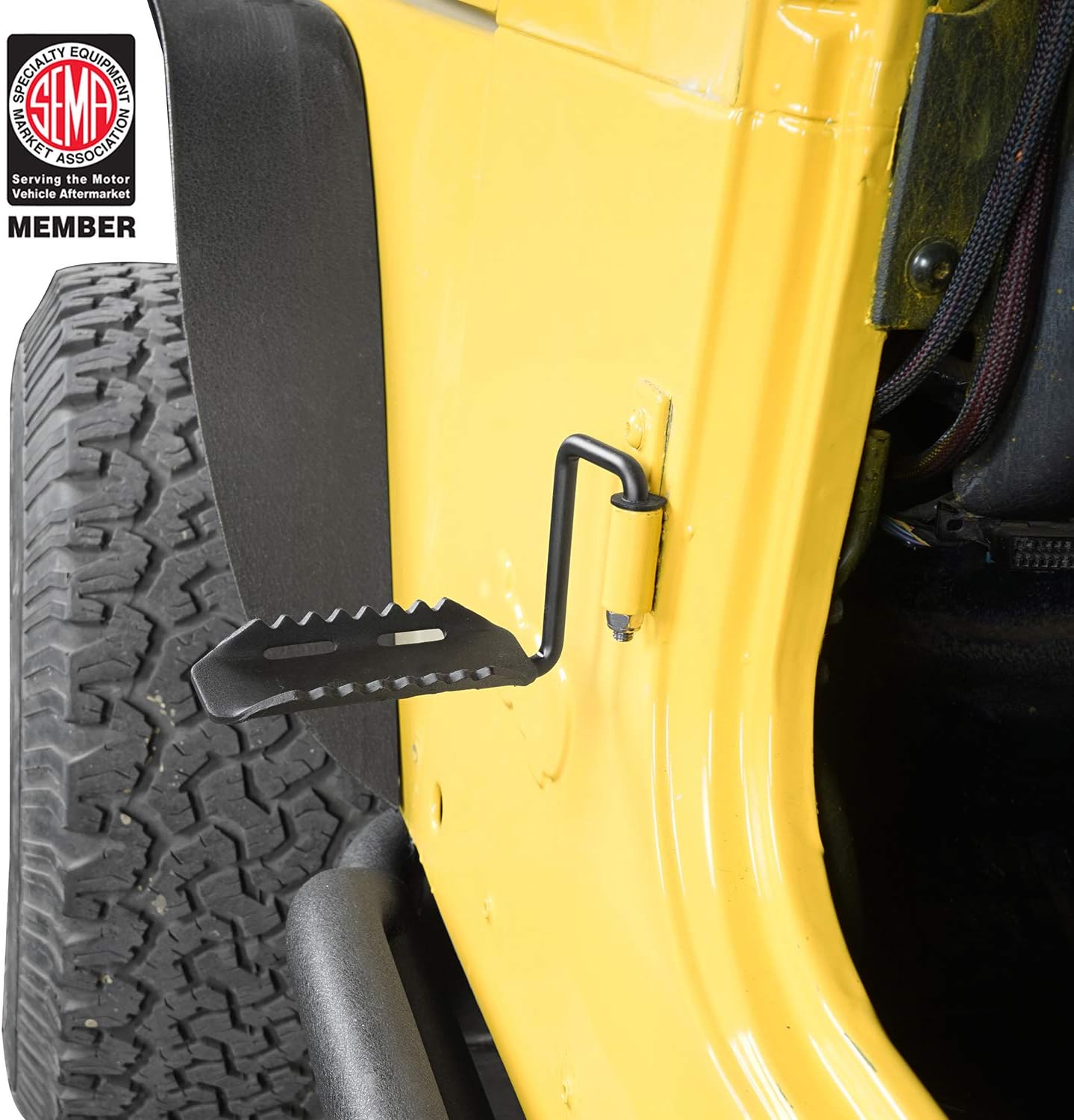 Hooke Road Wrangler – Piernas para bisagra de puerta, compatible con Jeep TJ Wrangler 97-06