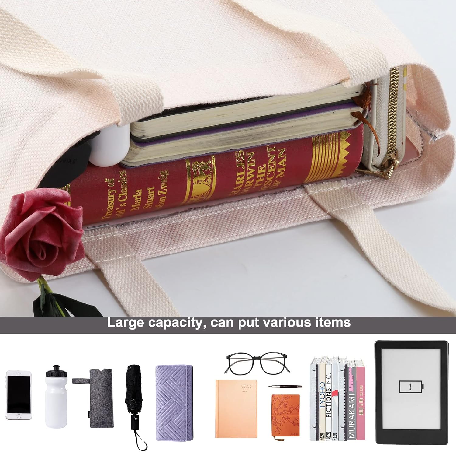 Hip Hop Singer – Bolsa de lona para cantante, regalos inspirados en canciones, bolsa de mano para mujeres y niñas