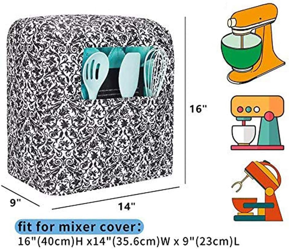 Kitchen Aid – Funda para mezclador de cocina, compatible con mezclador de pie KitchenaidHamilton de 6 a 8 cuartos de galón, cubierta para mezclador