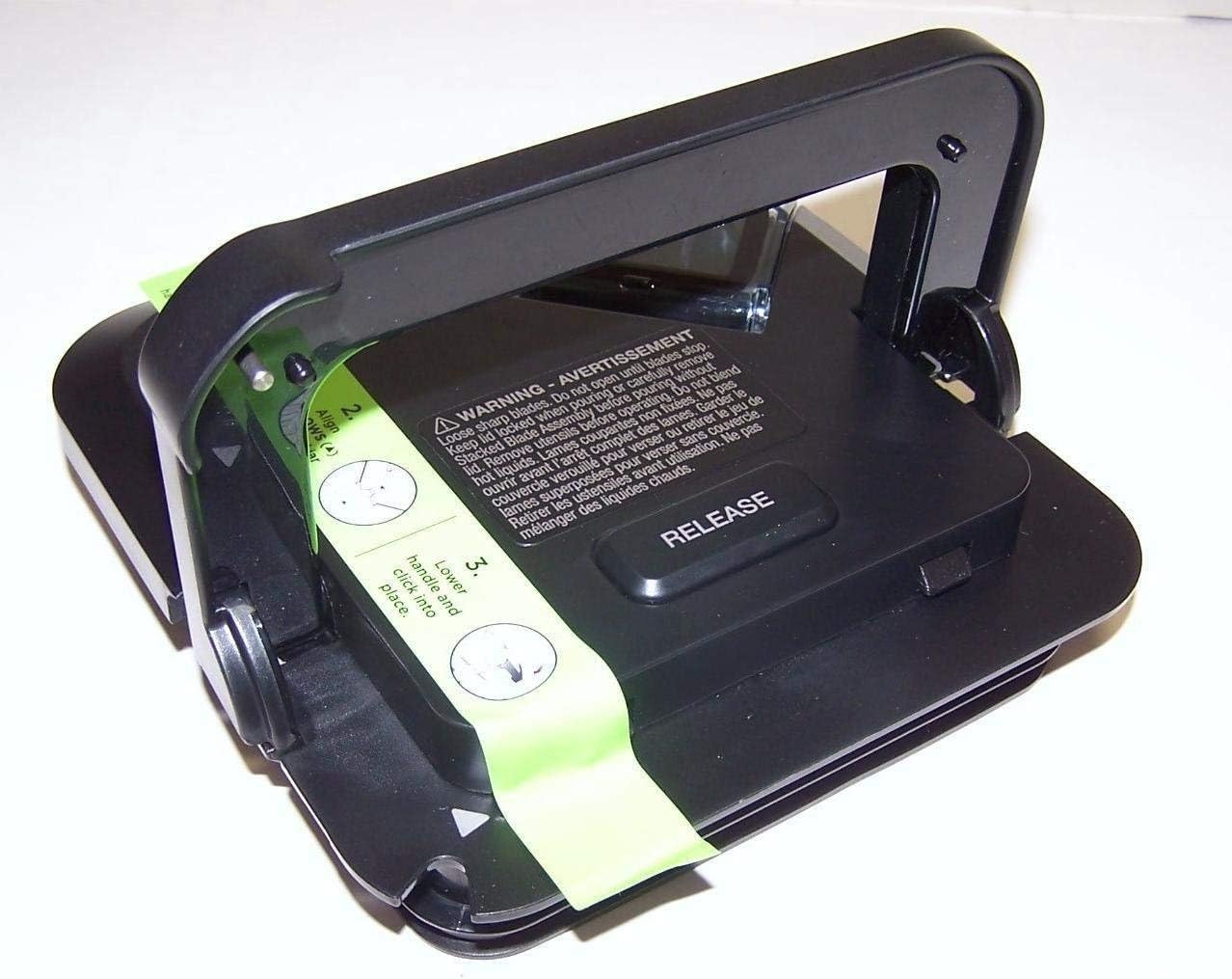 Ninja Kitchen Systems – Tapa de bloqueo para jarra XL de 72 onzas, Auto IQ solo se adapta a licuadoras y jarras Auto IQ con boquilla de vertido