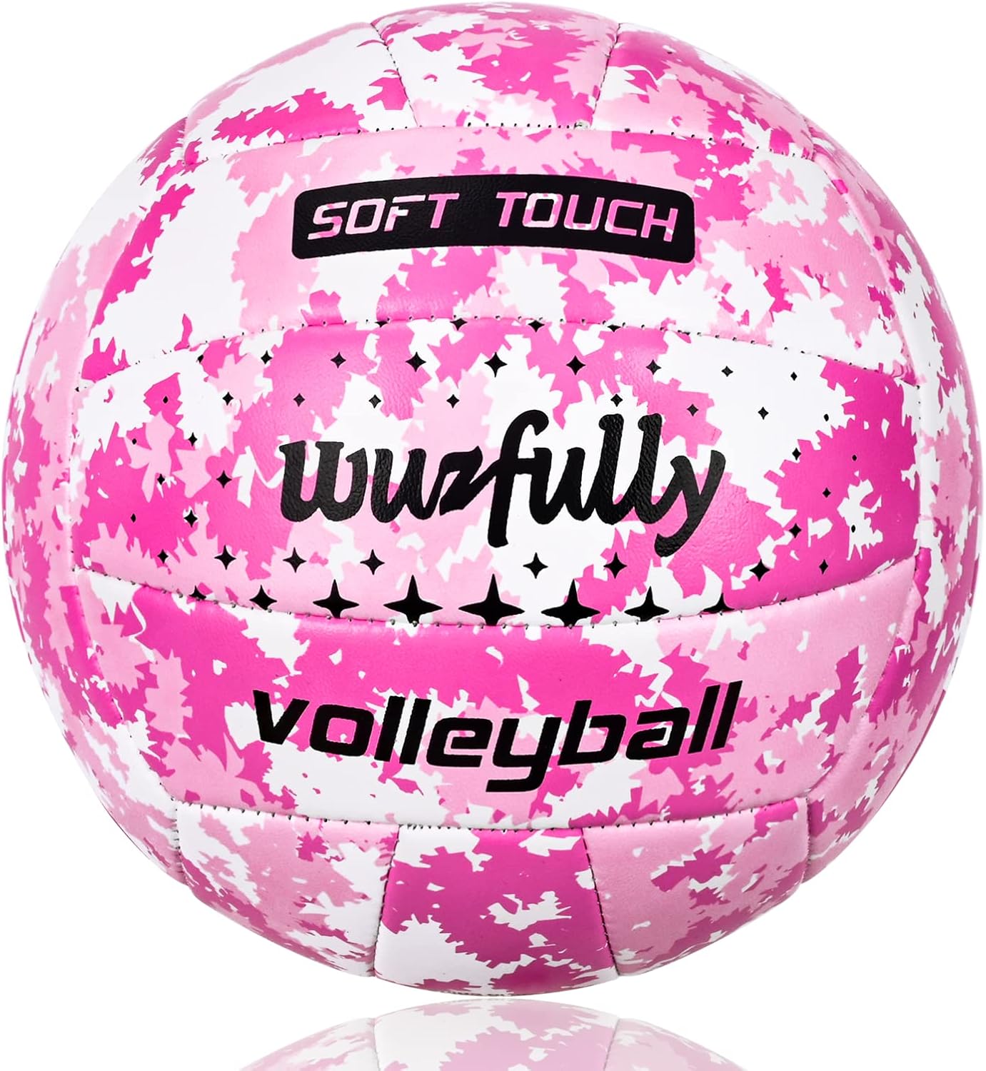 Wuzfully Voleibol oficial tamaño 5, pelotas de voleibol suaves para patio trasero, playa, parque, juegos, práctica de voleibol para adolescentes