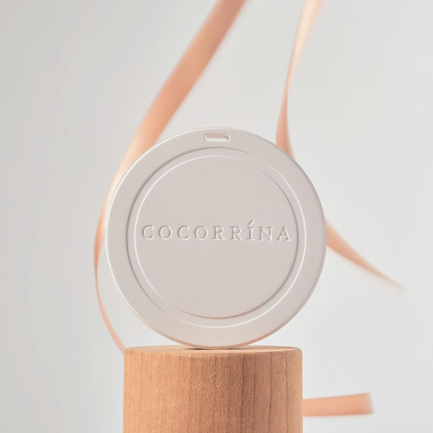 COCORRÍNA Ambientador de coche  Sándalo rosa hecho a mano perfumado de cerámica para cajones y armarios, ambientador de coche regalos para hombres y