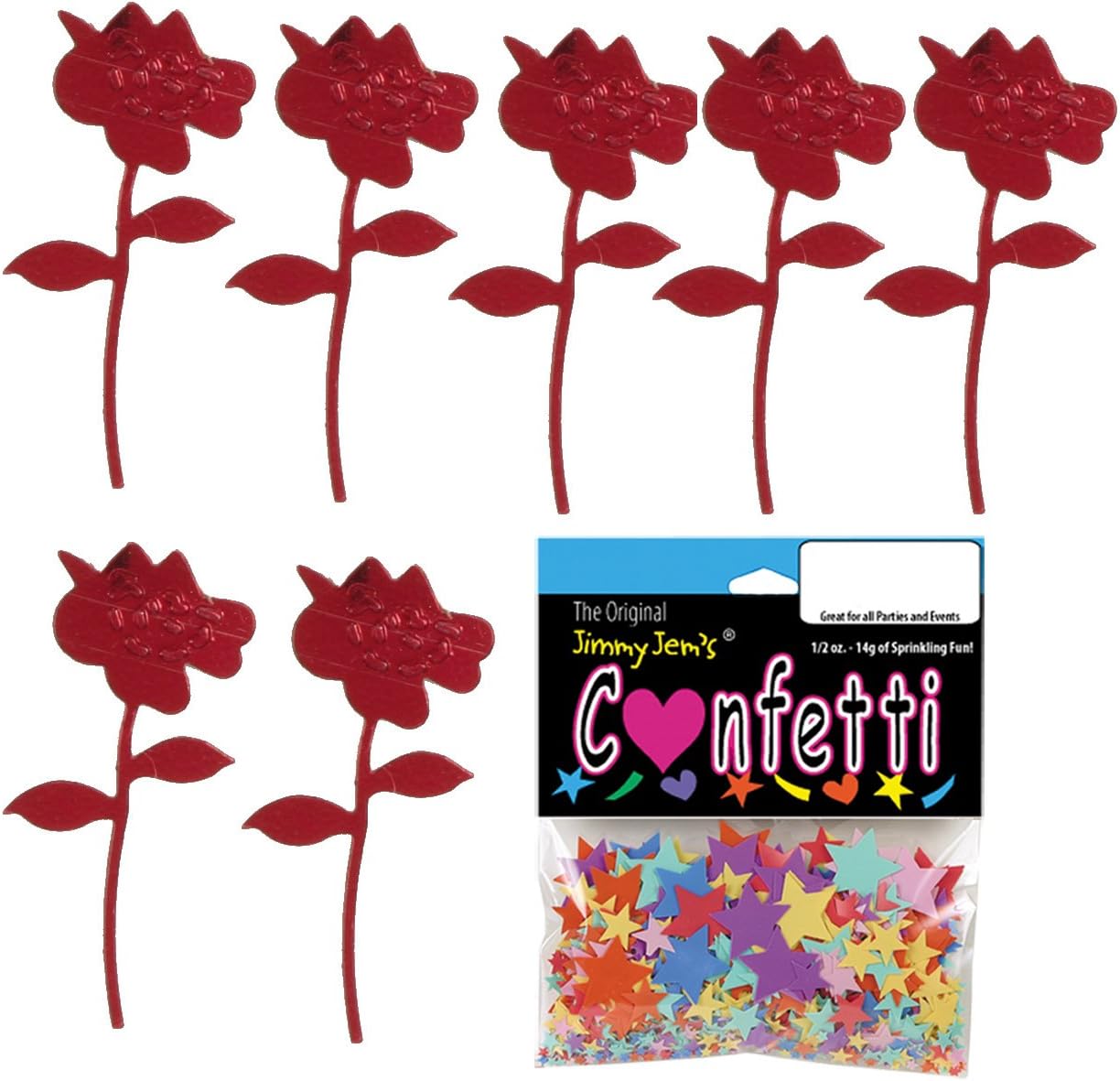 Confeti Rose Open Red – Paquete al por menor #9254 QS0