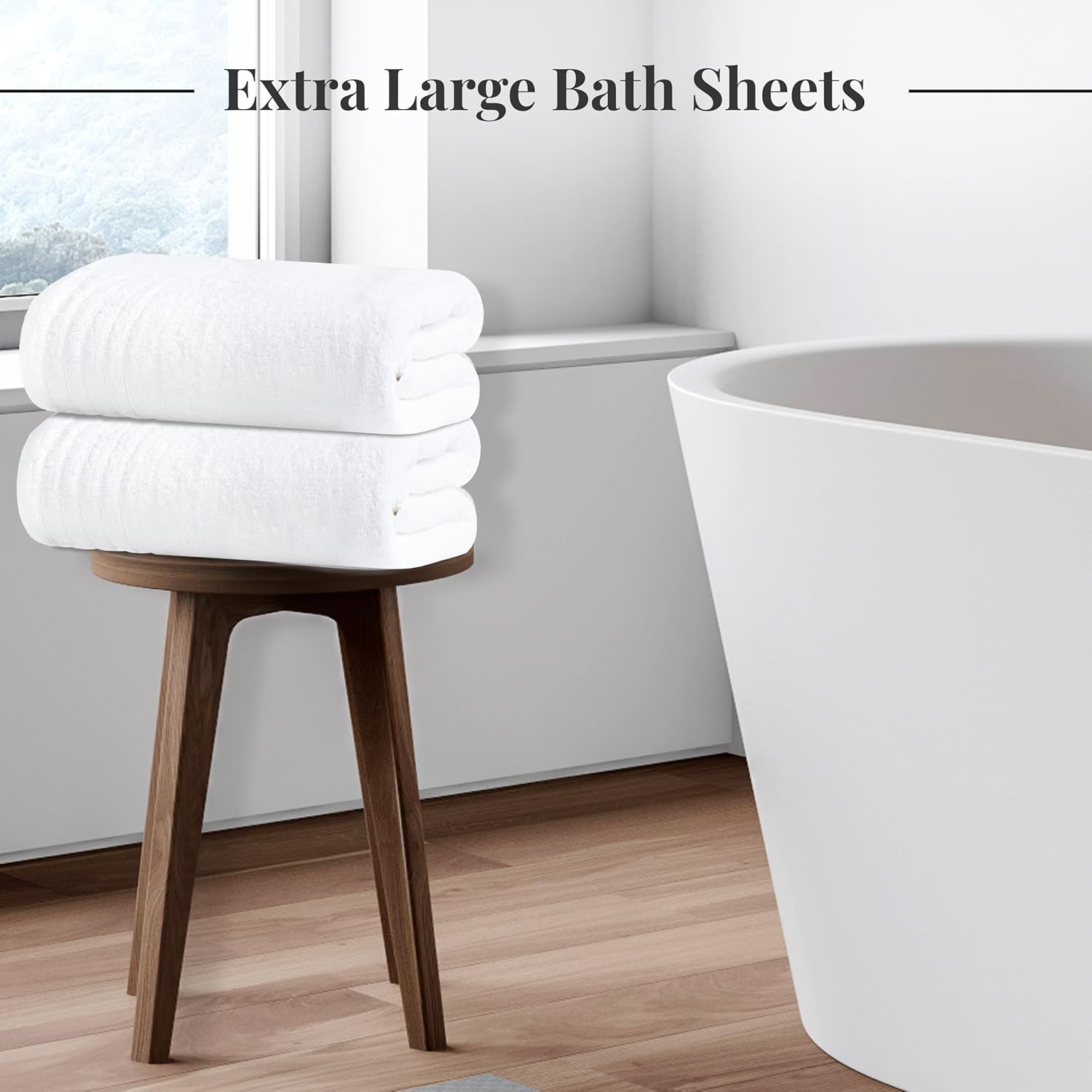 Tens Towels Paquete de 2 toallas de baño extragrandes de 35 x 70 pulgadas, 100% algodón, más grandes y ligeras, más rápidas de secar, súper suaves y