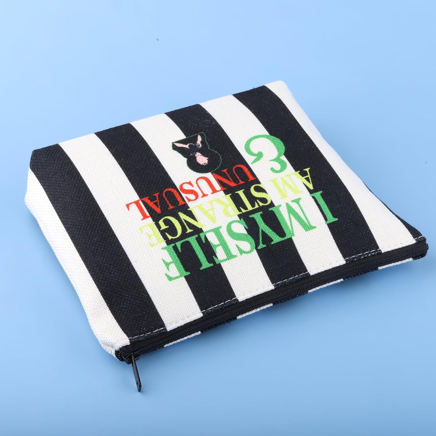 FOTAP Lydia Regalo de película de terror, regalo de Lydia, bolsa de maquillaje, bolsa de Halloween, regalo de gusano de arena, regalo gótico,