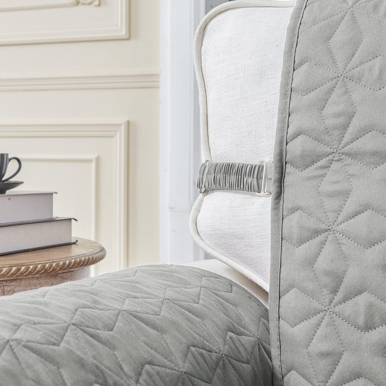 RBSC Home – Cubiertas protectoras para sillón de piel, acolchadas, gruesas, 100 % impermeables y lo suficientemente largas para cubrir la parte del