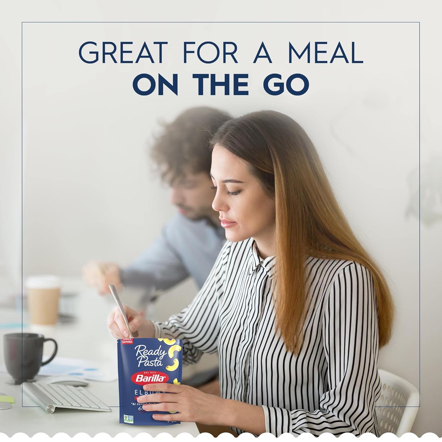 Barilla Ready Pasta, codos, bolsa de 7 onzas (paquete de 7)