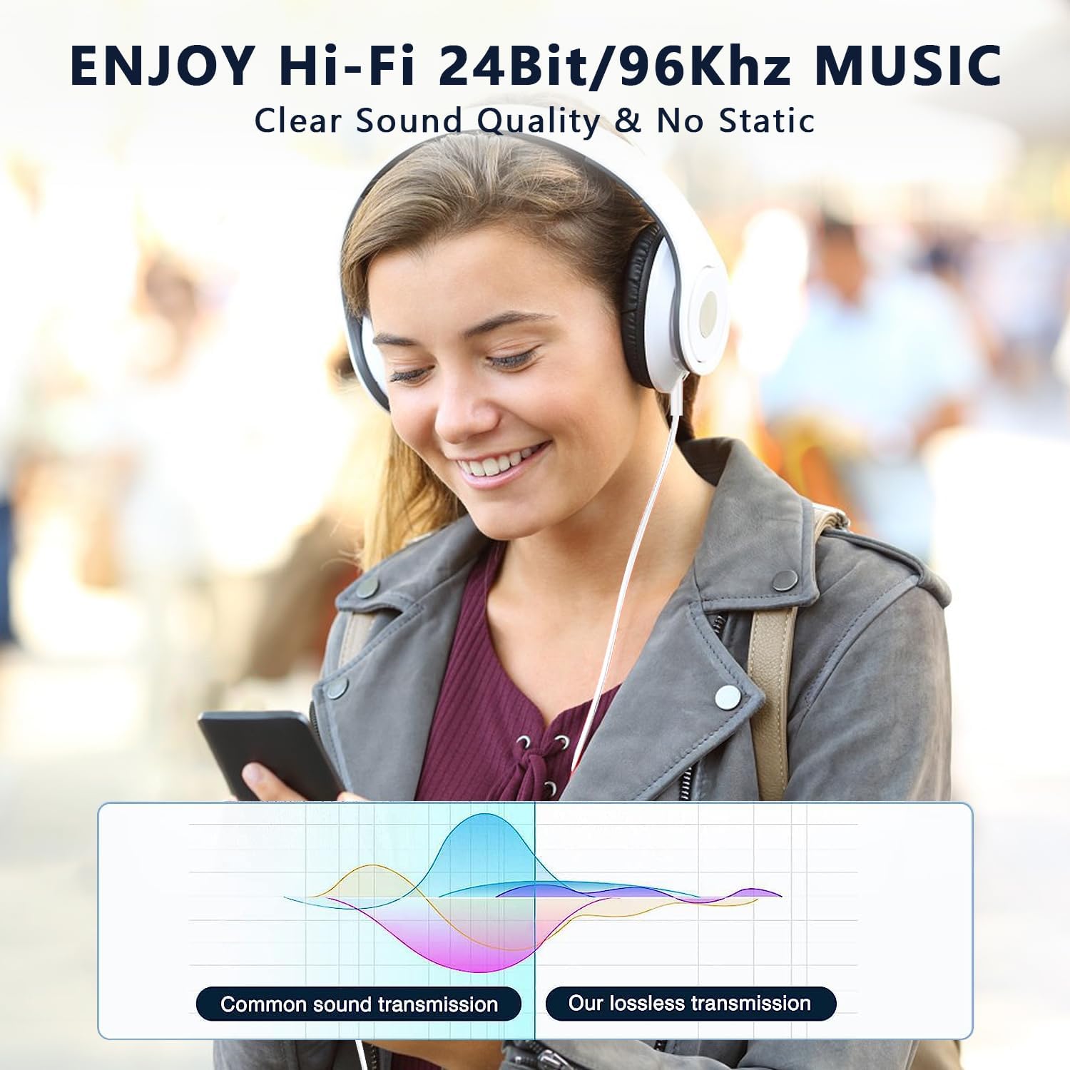 Cable auxiliar USB C a 0.138 in con cargador, 2 en 1 USB C a 0.138 in para auriculares estéreo de automóvil con carga PD de 18 W compatible con