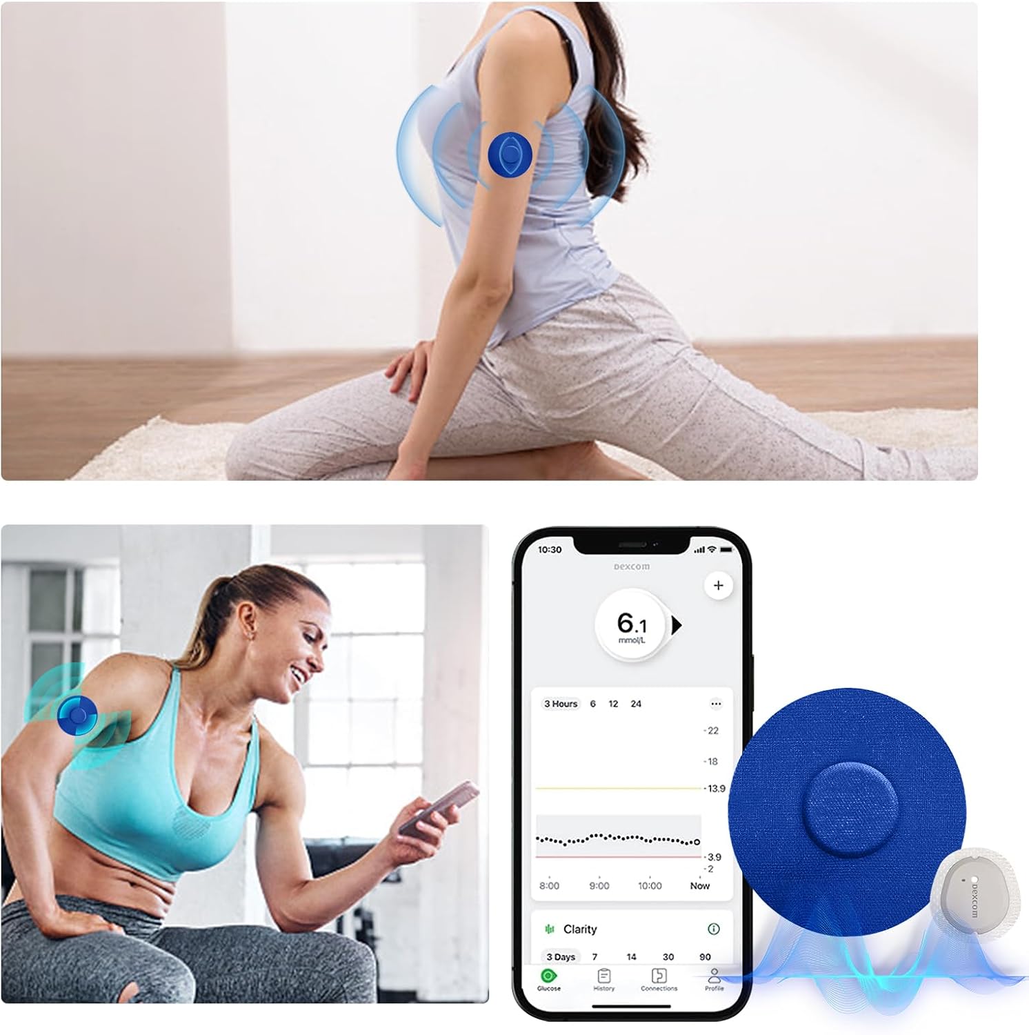 Parches adhesivos mejorados para G7, paquete de 20 fundas completas impermeables, flexibles y transpirables, parche superpuesto sin látex para