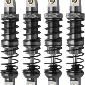 HYBDX Rc Amortiguador de aleación de aluminio para 110 RC rastreado vehículo RC Crawler Car Axial SCX10 AXI03007 RBX10 D90 TRX4 (2.6 pulgadas, gris) HYBDX Rc Amortiguador de aleación de aluminio para 110 RC rastreado vehículo RC Crawler Car Axial SCX10 AXI03007 RBX10 D90 TRX4 (2.6 pulgadas, gris)