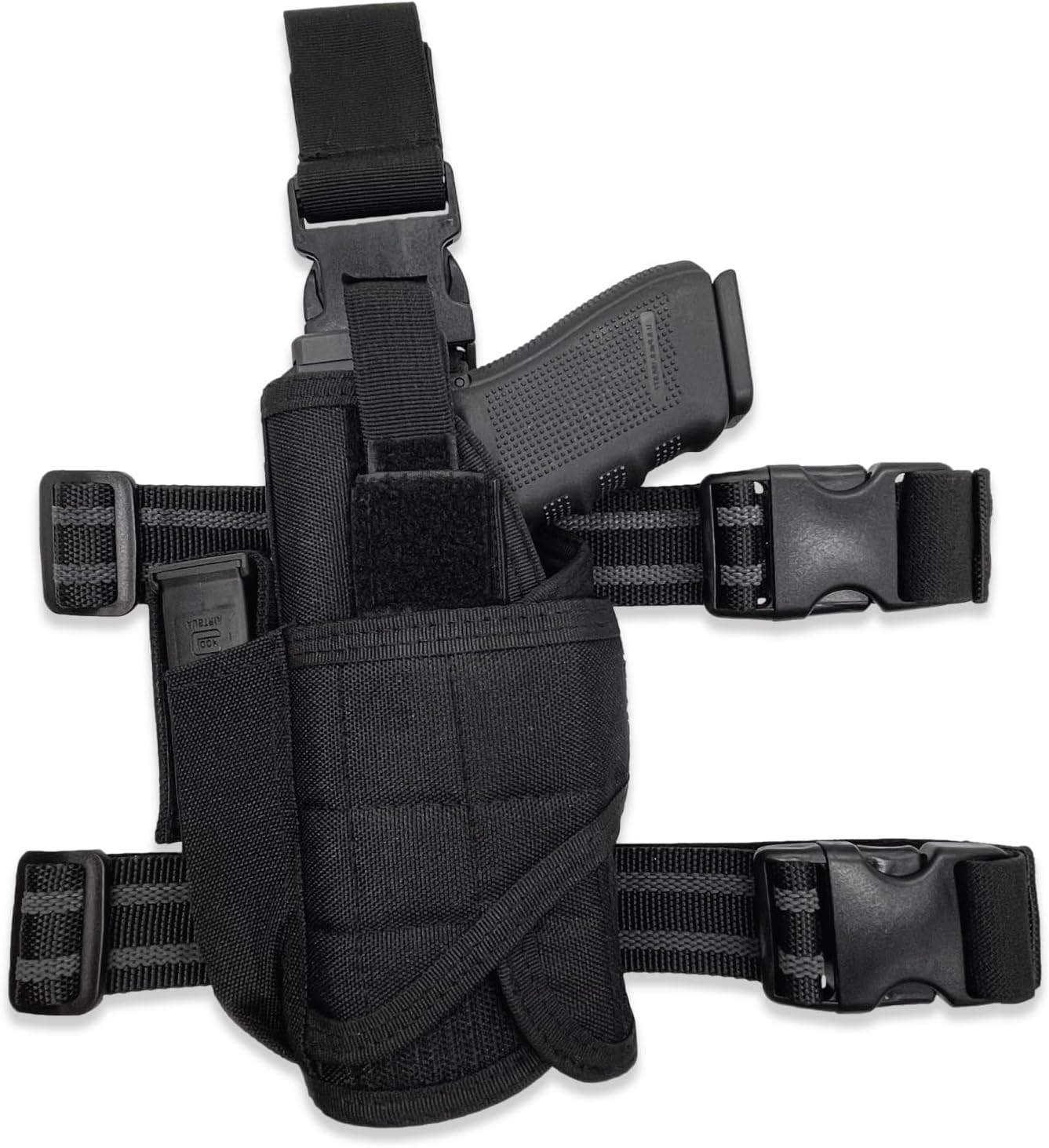 Funda universal de nailon 500D para pierna caída, empresa estadounidense, bolsa para muslo, funda ajustable para pistola que se adapta a cualquier