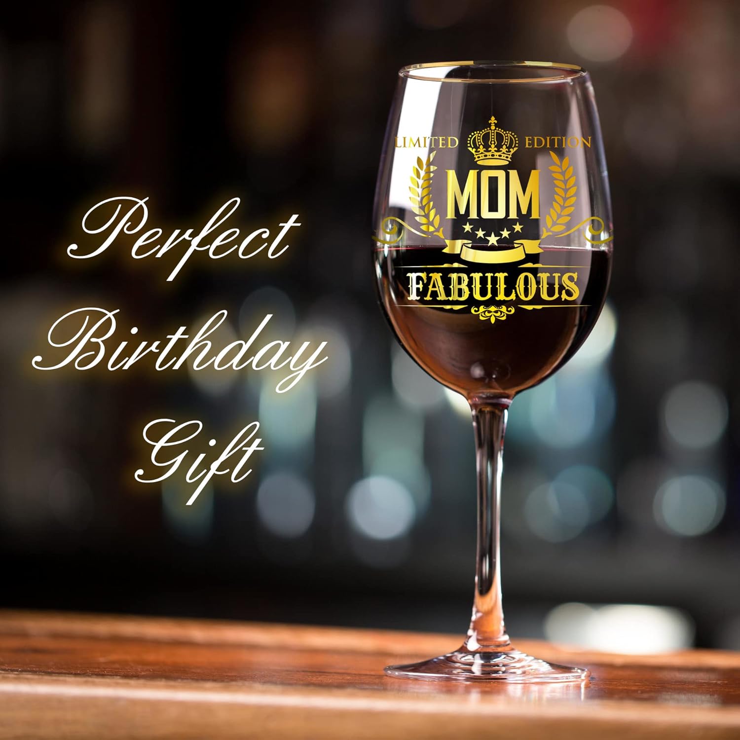 Kies Regalos de regalo para mamá, copa de vino, regalos personalizados para mujeres, regalos de cumpleaños para mujeres, caja de regalo de vino