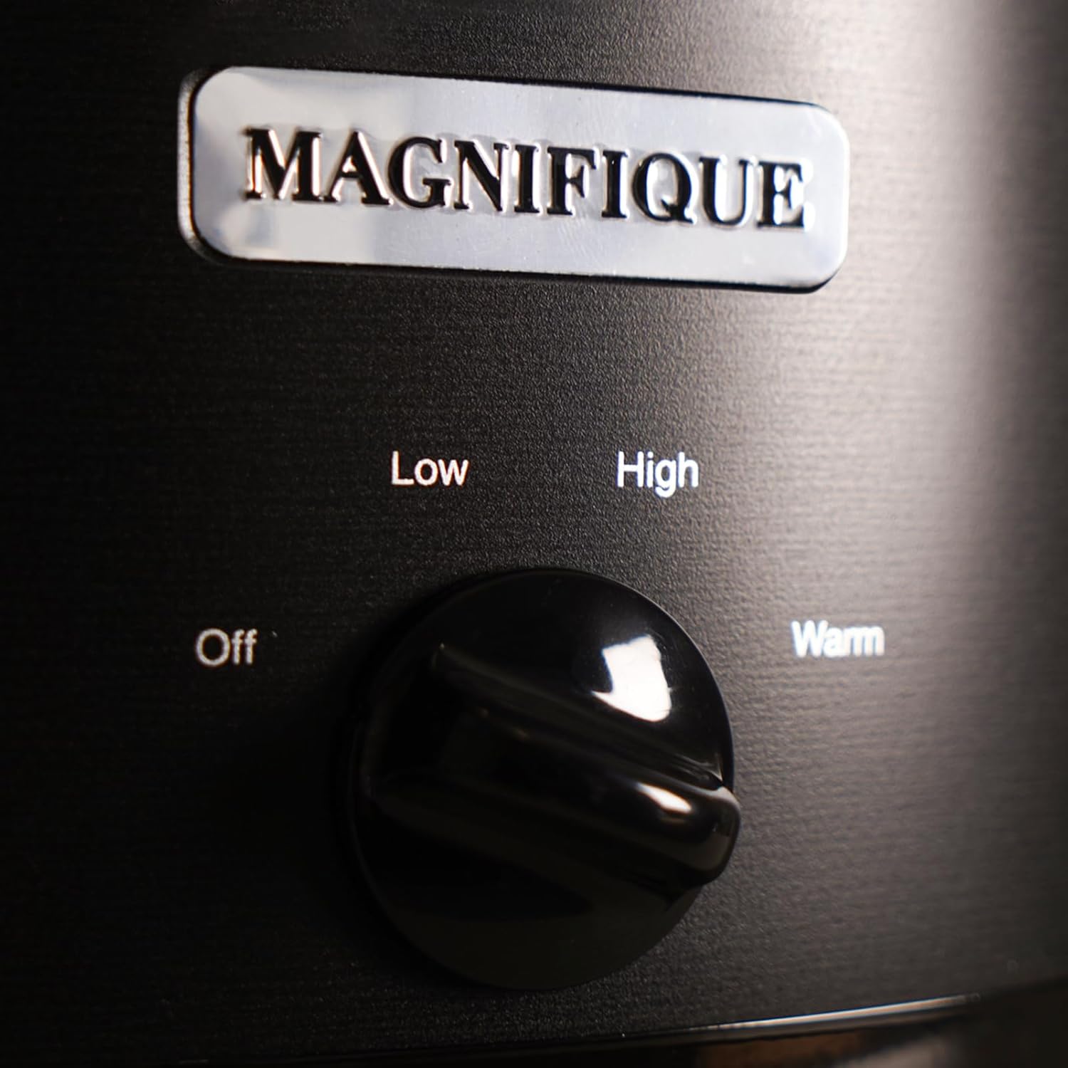 MAGNIFIQUE – Olla de cocción lenta digital ovalada con ajuste para mantener el calor, electrodoméstico pequeño de cocina perfecto para cenas