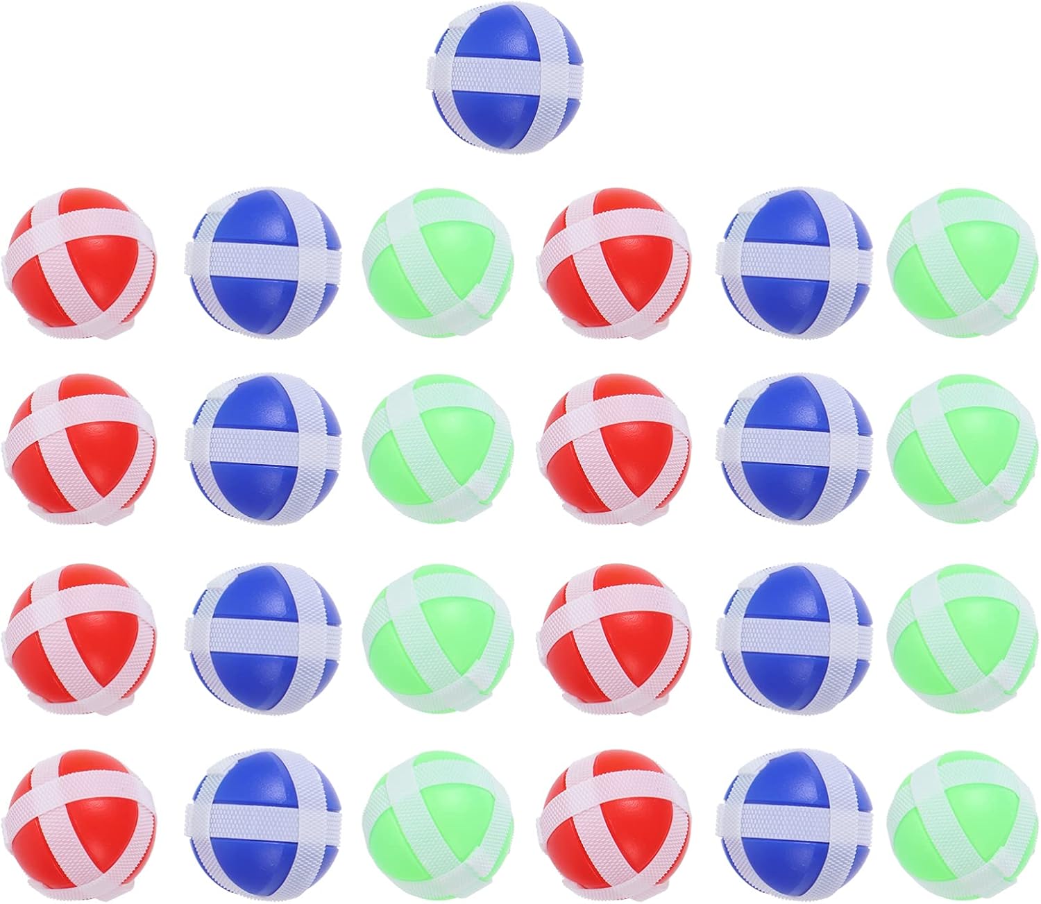 Bolas de dardo, 25 unidades, juguete de bolas adhesivas para niños y niñas, para fiestas en interiores y exteriores, 1.57 x 1.57 x 1.57 pulgadas