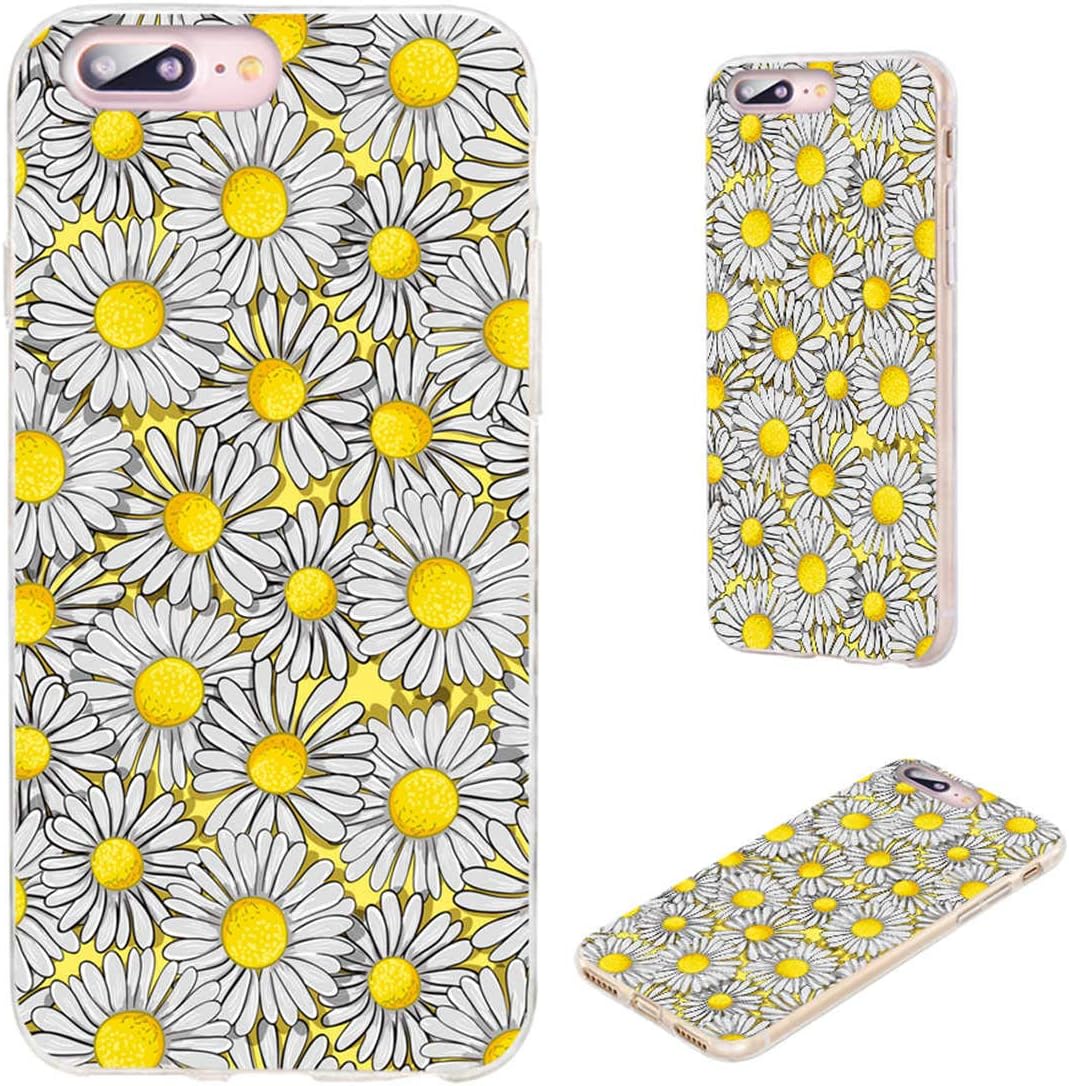 AKORAVO – Funda para iPhone 8 Plus, iPhone 7 Plus para mujeres, hombres y niñas, funda protectora de TPU suave a prueba de golpes, antiarañazos,
