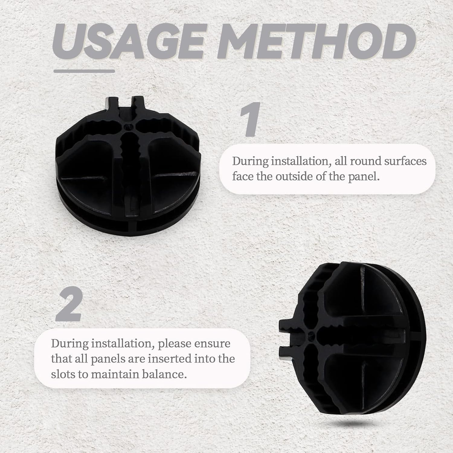 16 conectores de plástico negro, conector de cubo de rejilla de alambre para organizador modular de almacenamiento de armario y unidad de