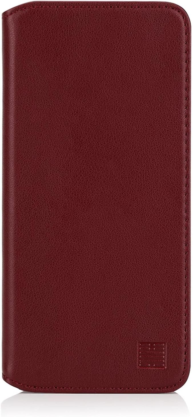 Classic Series 2.0 – Funda de piel auténtica tipo libro tipo libro tipo libro para Apple iPhone 11 Pro Max (6.5 pulgadas), diseño de piel auténtica