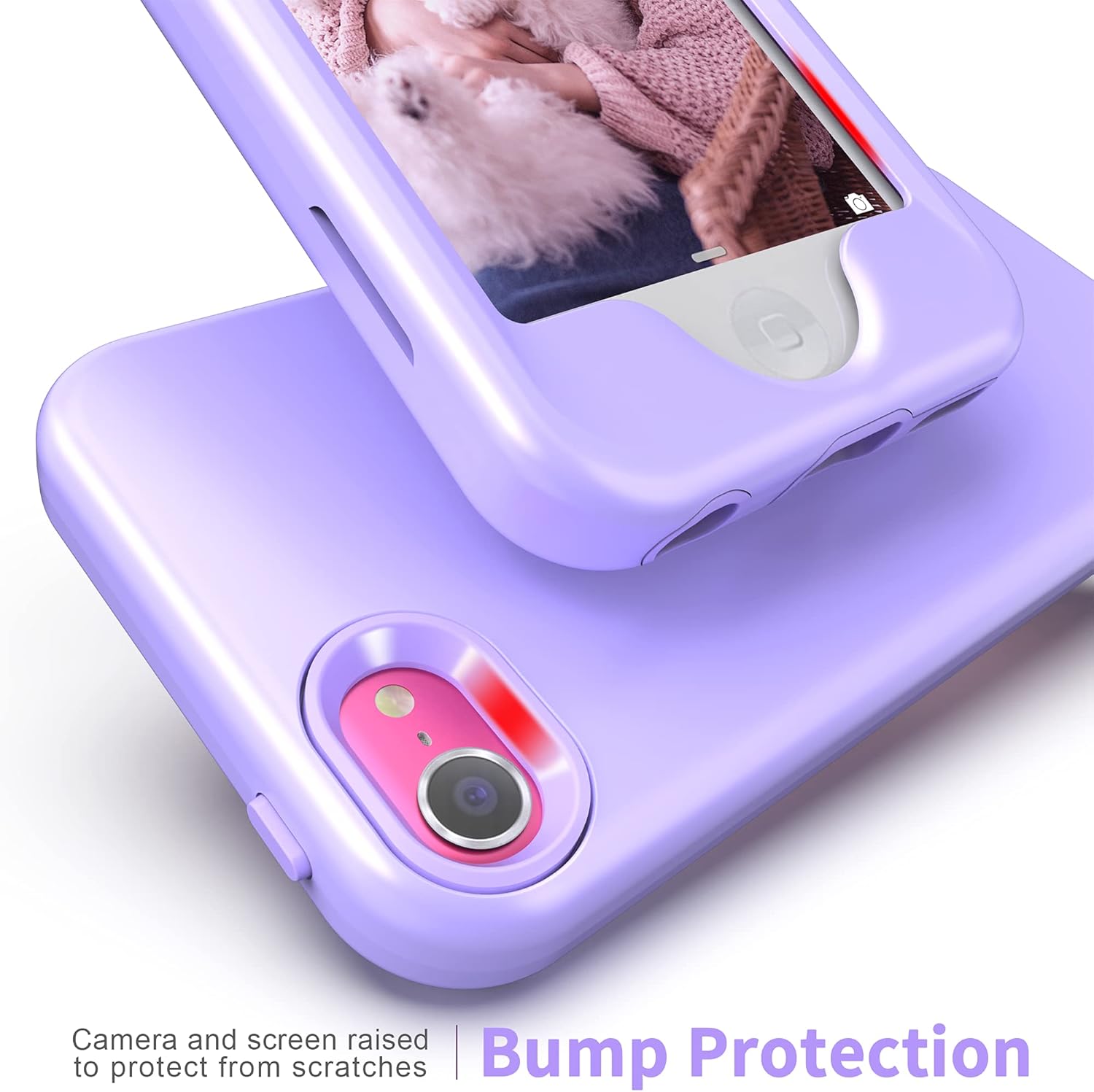 Funda para iPod Touch 7 con protector de pantalla, funda para iPod Touch 6, iPod Touch 5, híbrida de ajuste delgado, protección completa, suave de