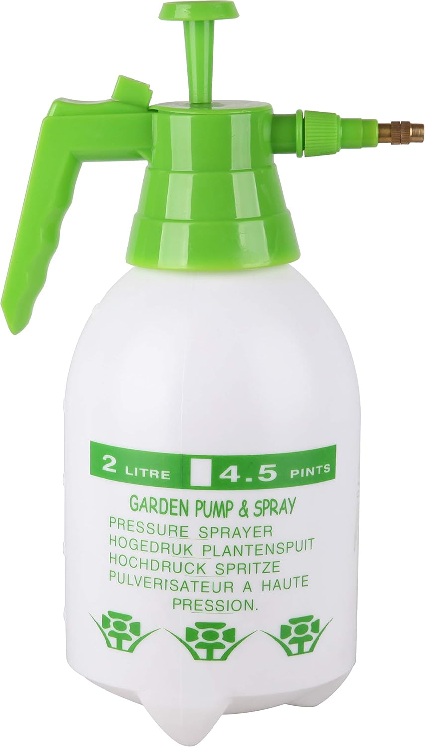 Uniware Super Quality – Botella pulverizadora de gran tamaño de 68 onzas (67.6 fl oz, 0.5 galones), portátil, para patio, césped, malas hierbas,