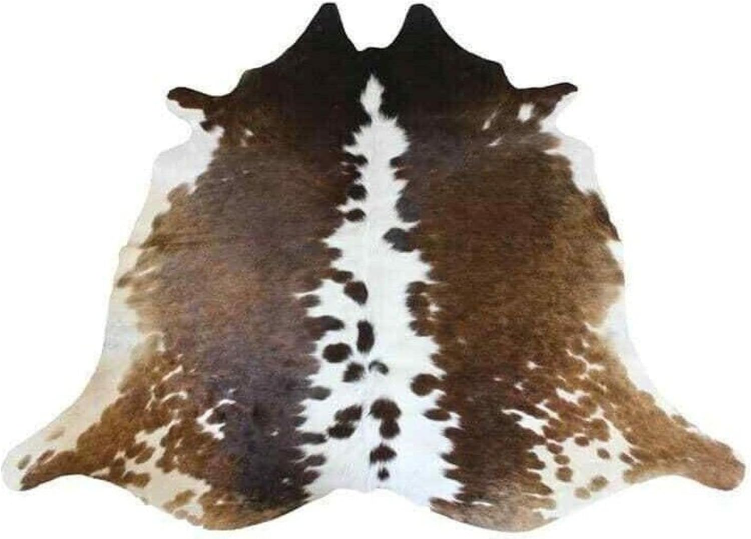 DECIMAL Cowhides – Alfombra de piel de vaca natural, alfombra de piel de vaca para dormitorio y sala de estar, alfombra decorativa moderna de piel