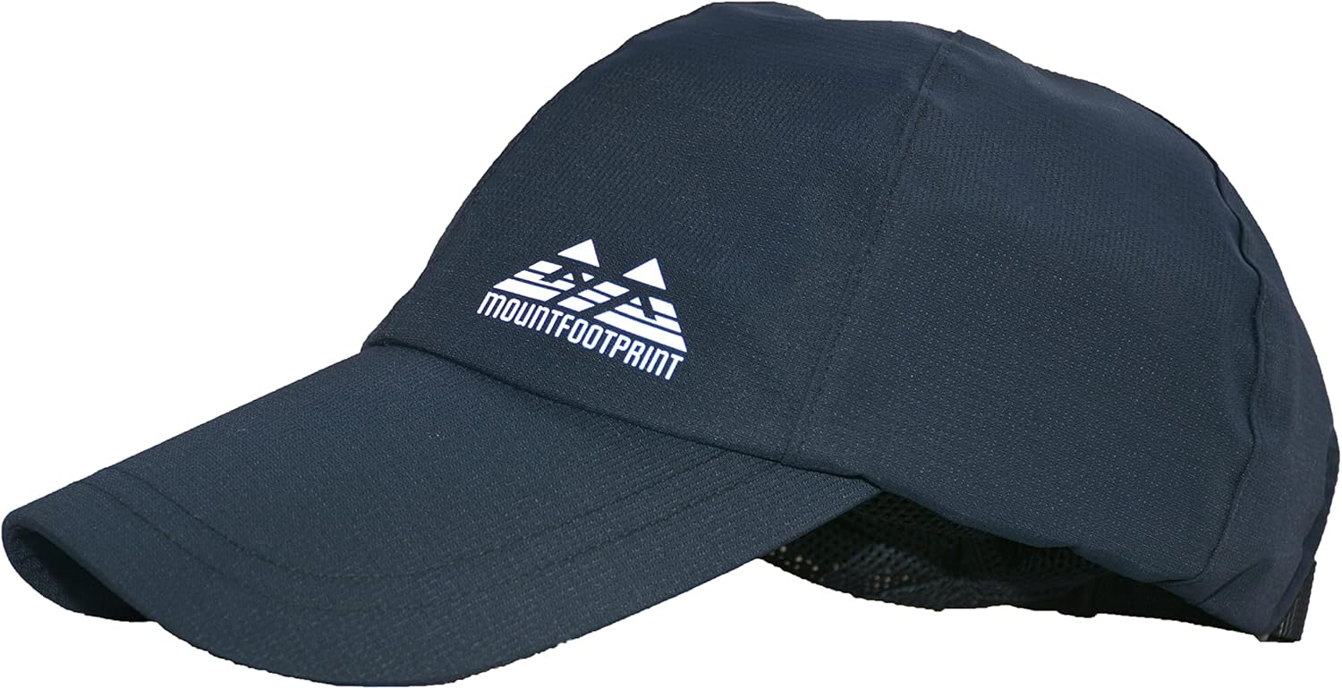 MOUNTFOOTPRINT rain Cap Outdoor Waterproof Cap Sun Protection Fishing hat Foldable Summer Unisex Water Resistant