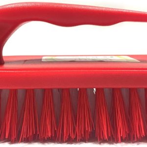 Uniware Cepillo para fregar en forma de hierro para el hogar con mango de agarre cómodo, fabricado en Italia (rojo) Uniware Cepillo para fregar en forma de hierro para el hogar con mango de agarre cómodo, fabricado en Italia (rojo)