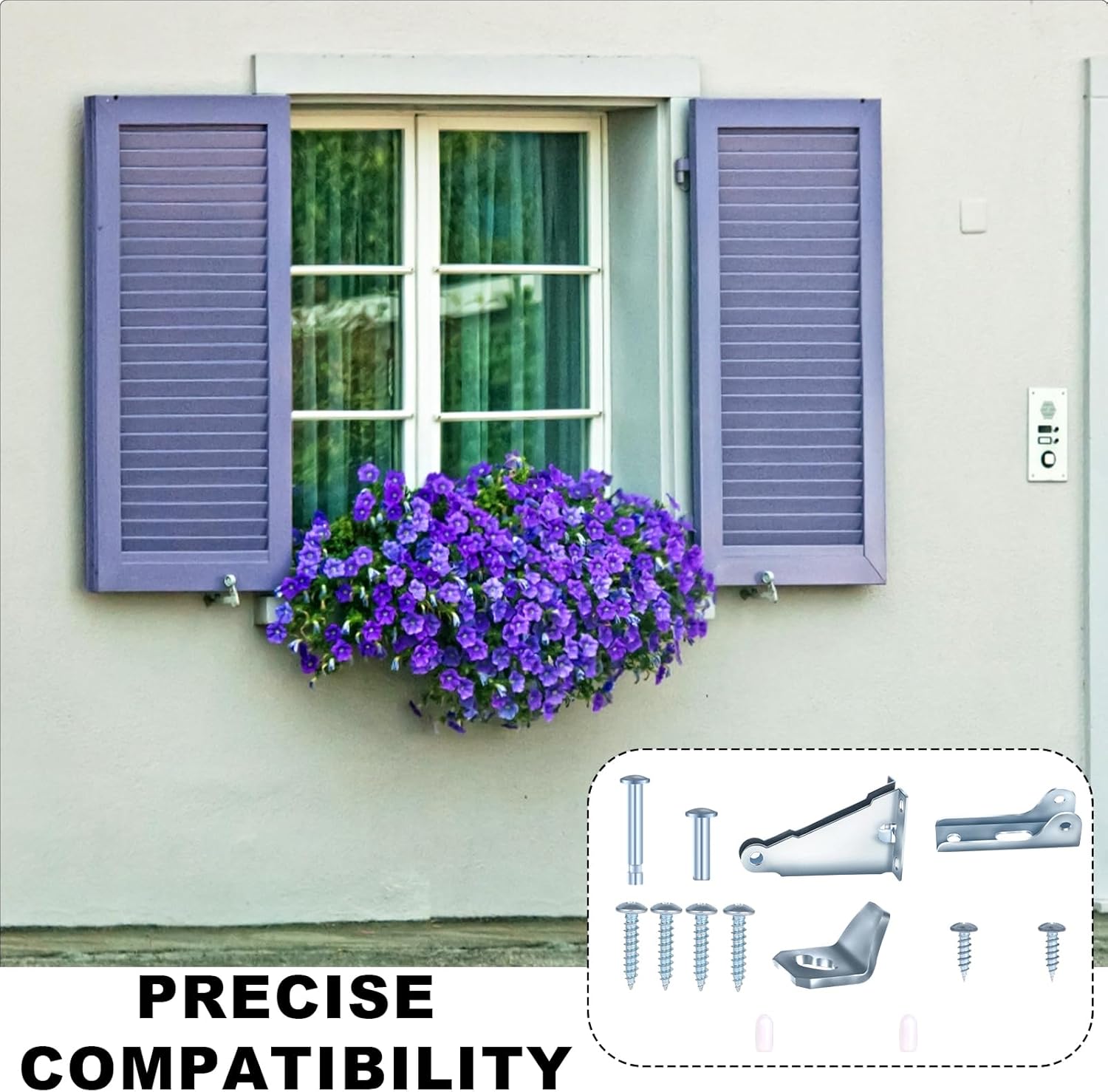Kit de cierrapuertas con mosquitera, piezas de repuesto de acero de calidad compatibles con Wright Products – Piezas de cierrapuertas con soportes,