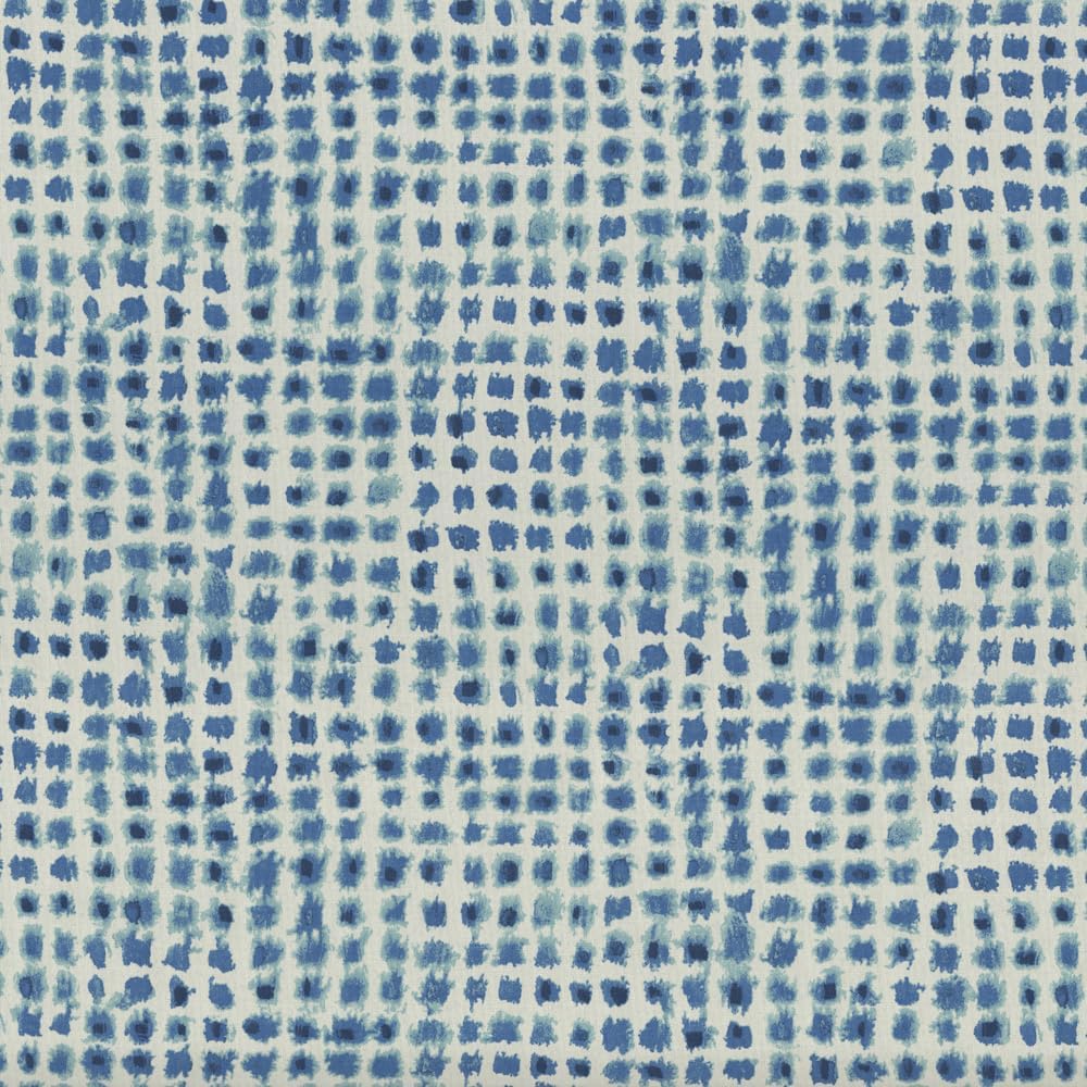 Pillow Perfect Exterior  Cojín de mimbre de porcelana Alauda para interiores, 44 X 19 X 5, azul