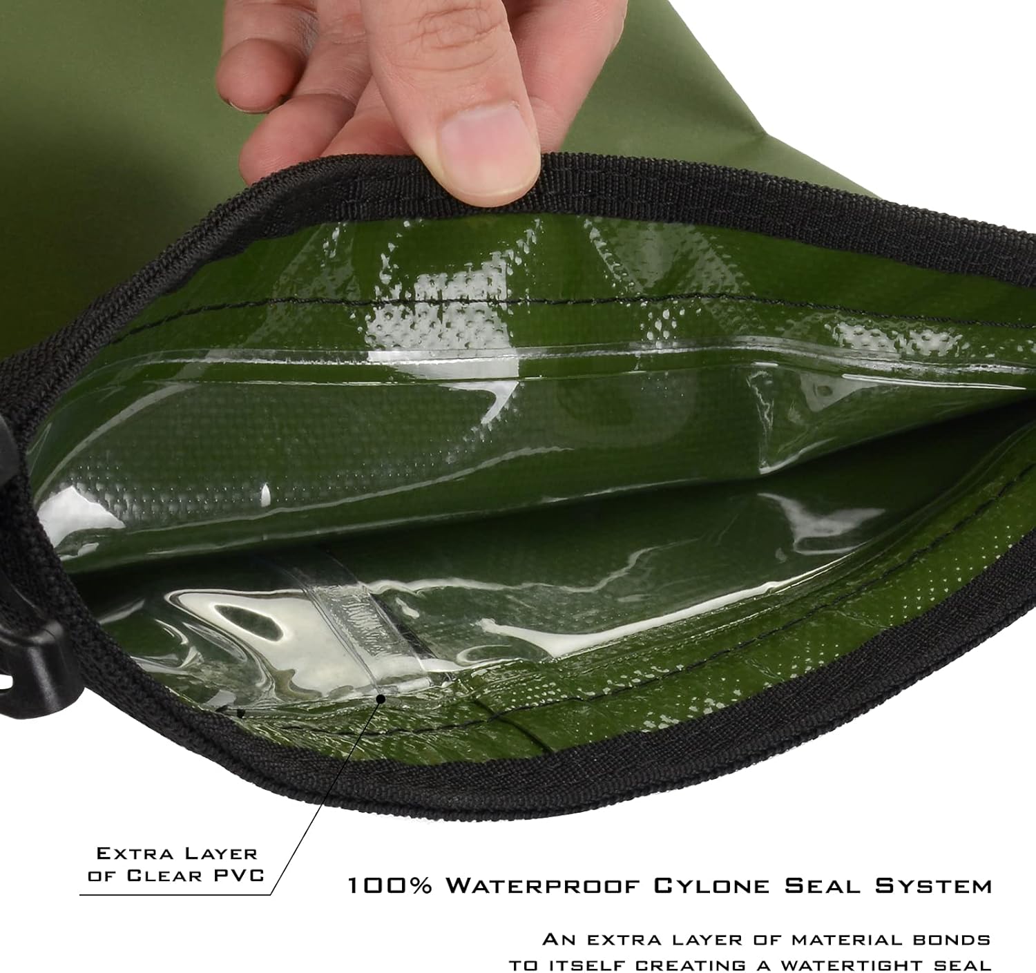 KastKing Cyclone Seal Dry Bags,Waterproof Storage Dry Bags,5L10L20L30L Roll Top Sack,Military Grade Construction for
