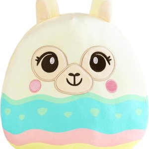 CHDBLOCK Peluche de alpaca, almohada de felpa de alpaca de 12 pulgadas, felpa ultrasuave, juego de almohada de peluche suave Kawaii para niños y CHDBLOCK Peluche de alpaca, almohada de felpa de alpaca de 12 pulgadas, felpa ultrasuave, juego de almohada de peluche suave Kawaii para niños y