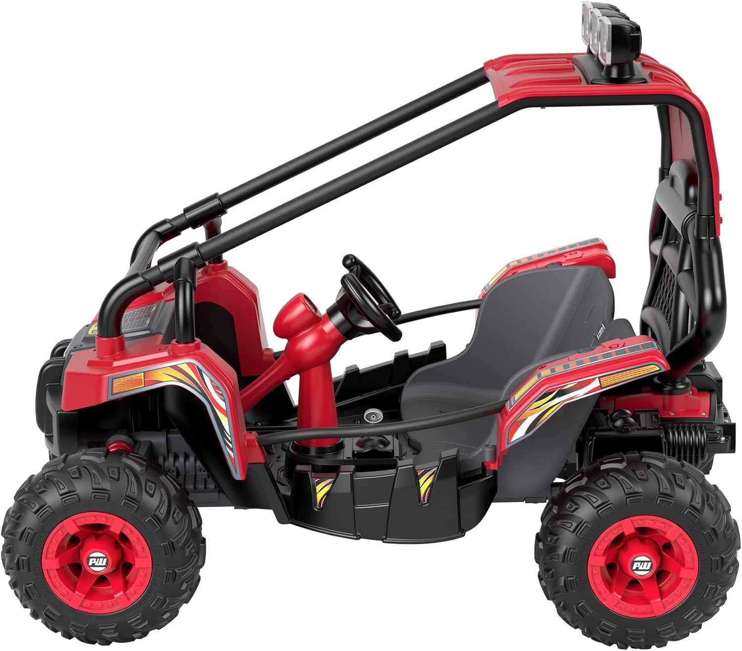 Power Wheels Baja Trailster – Juguete de montar a batería, simulación de dunas, tracción multiterreno, juguete preescolar, asientos 2, a partir de 3