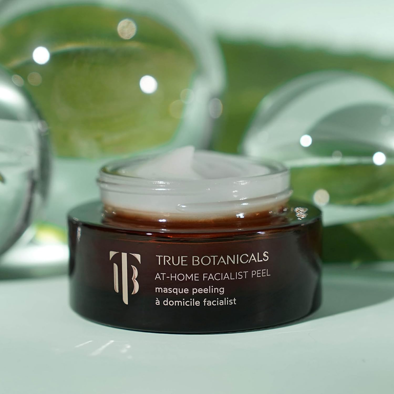 True Botanicals – Exfoliante facial natural en casa (mascarilla exfoliante)  Sin crueldad, no tóxico, belleza limpia (1 fl oz  1.0 fl oz)