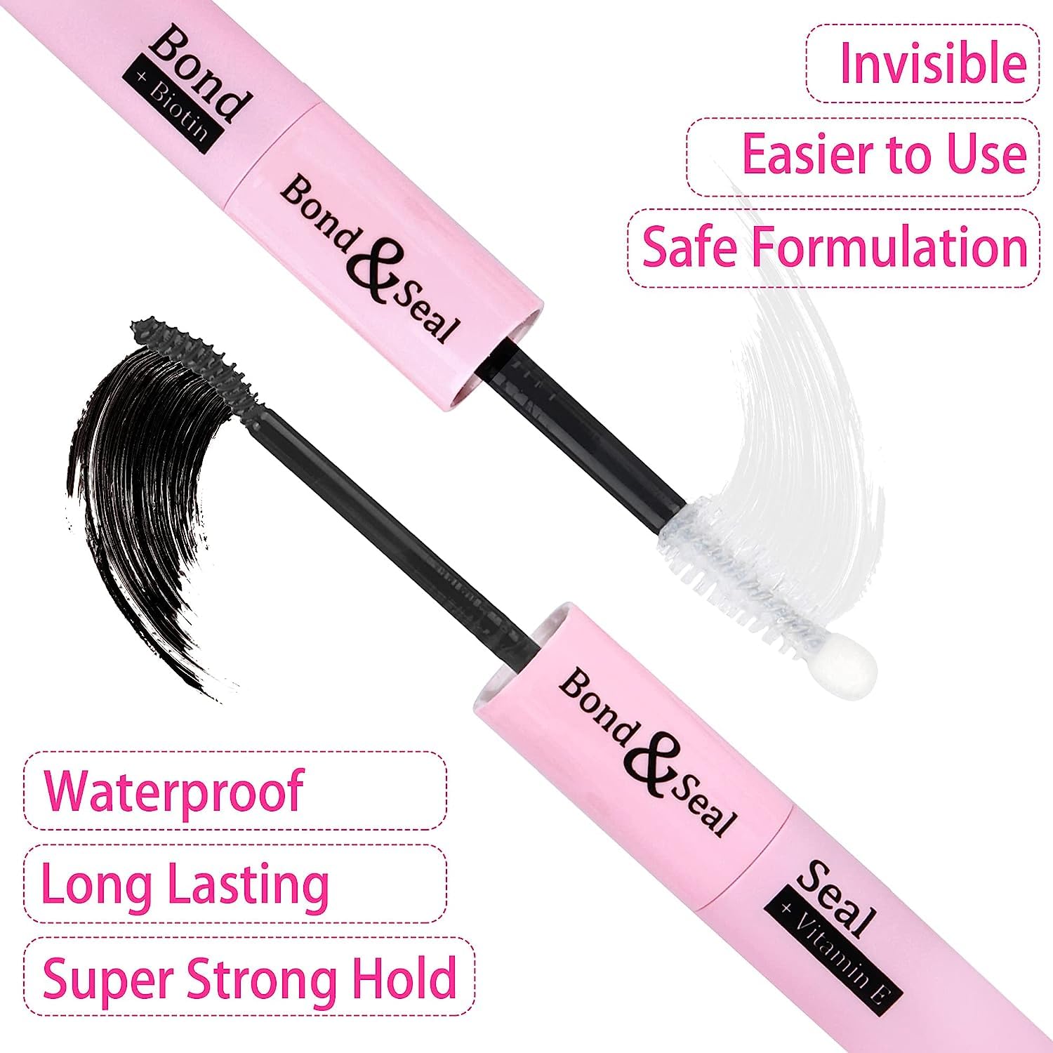 Kit de extensiones de pestañas esponjosas de visón, pestañas postizas largas rizadas en D, pestañas que parecen extensiones de Geeneiya