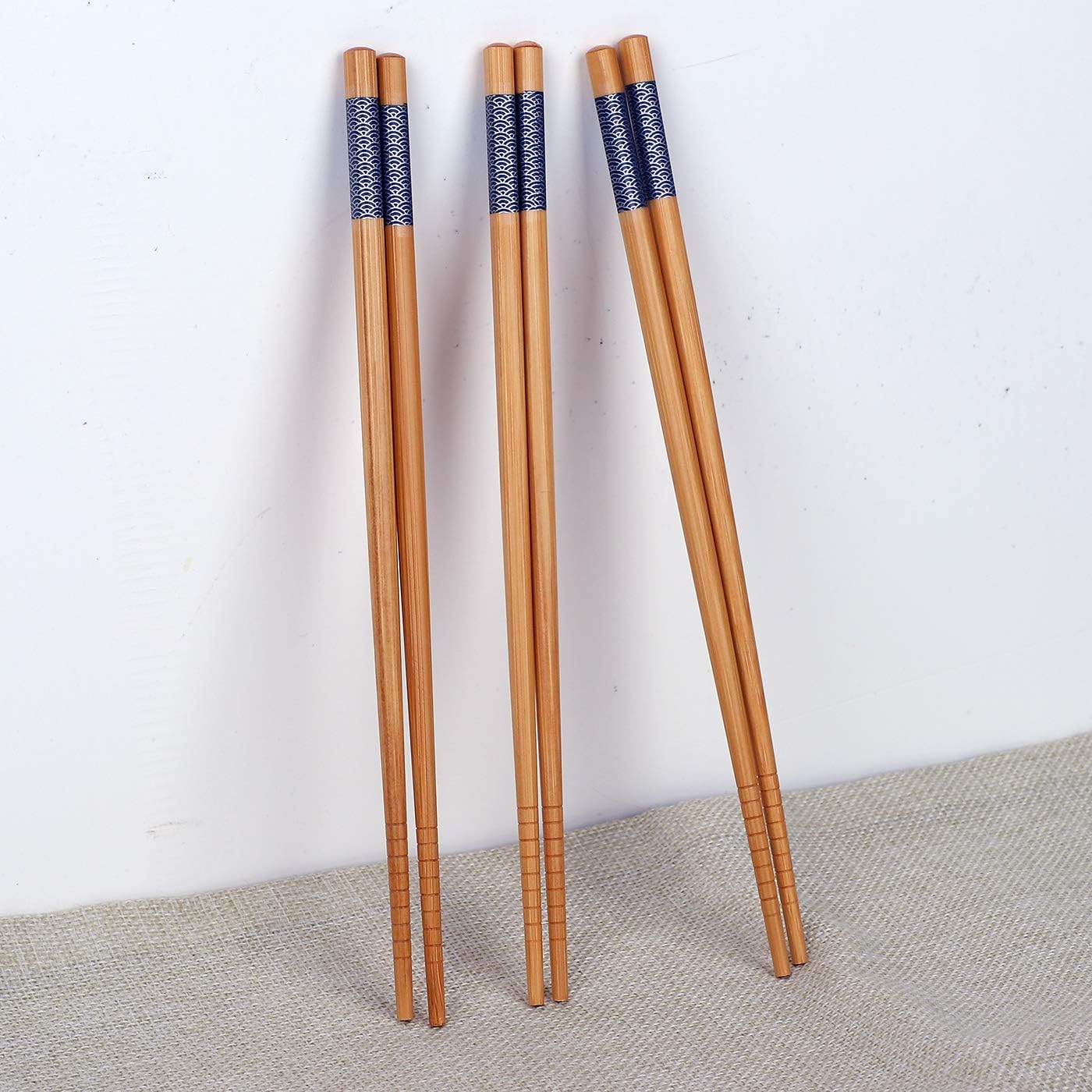 Antner Juego de palillos reutilizables para regalo, de estilo japonés clásico, aptos para lavavajillas
