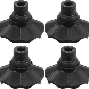 Housoutil Paquete de 4 protectores de suelo para muebles, patas estabilizadoras de aleación de aluminio, patas de silla plegables para patas Housoutil Paquete de 4 protectores de suelo para muebles, patas estabilizadoras de aleación de aluminio, patas de silla plegables para patas