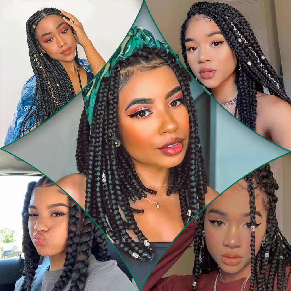 Extensiones de cabello trenzado preestirado de 26 pulgadas, extensiones de cabello sintético preestirado con ajuste de agua caliente (26 pulgadas, 3