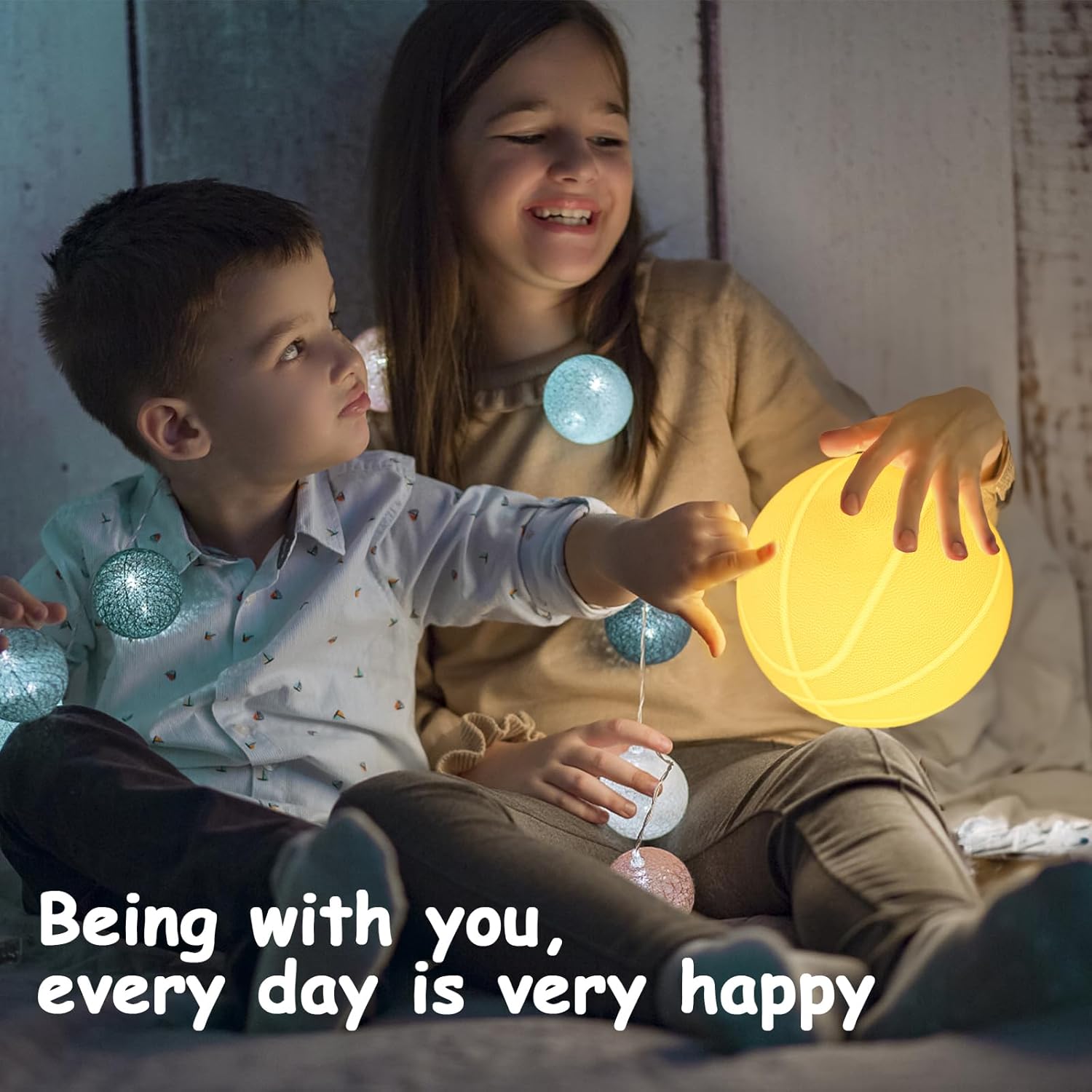 Luz nocturna de baloncesto, regalos para el día de San Valentín para él, lámpara de baloncesto para habitación de niños con control remoto, 16