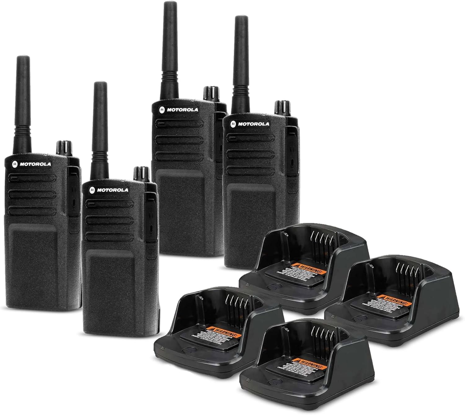 4 x Motorola RMU2040 Radio de 2 vías en el sitio (RMU2040) – Paquete de 4 unidades