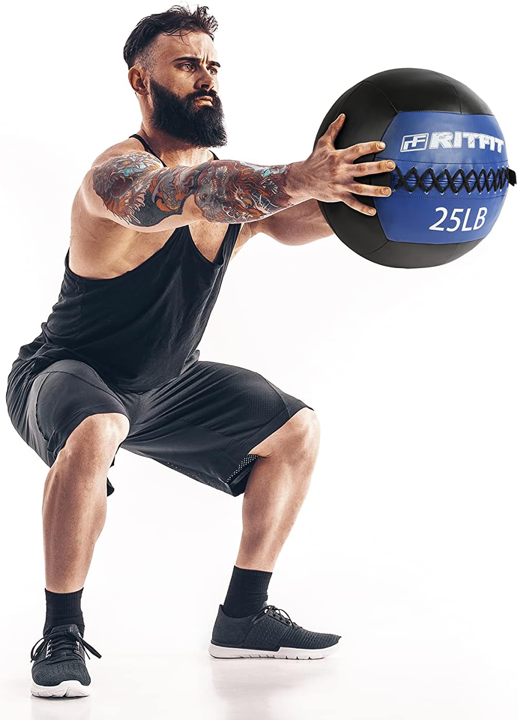 RitFit Pelota medicinal, pelota de peso, pelota medicinal suave, pelota medicinal de pared, bola de pared suave, juego de bolas de pared, pelotas
