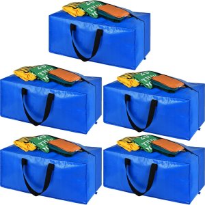 Bolsas de mudanza, cajas de mudanza grandes y resistentes para ahorrar espacio, suministros de mudanza, bolsas para almacenamiento con asas de Bolsas de mudanza, cajas de mudanza grandes y resistentes para ahorrar espacio, suministros de mudanza, bolsas para almacenamiento con asas de