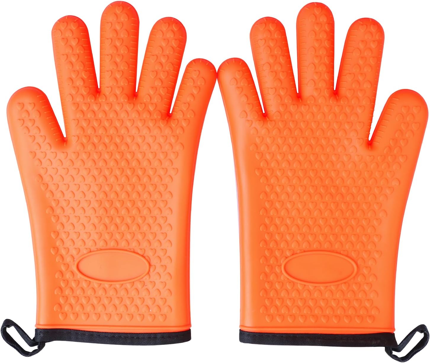 Burfield Guantes de silicona para horno, resistentes al calor, guantes de silicona para horno, largos, impermeables, antideslizantes, para cocinar,