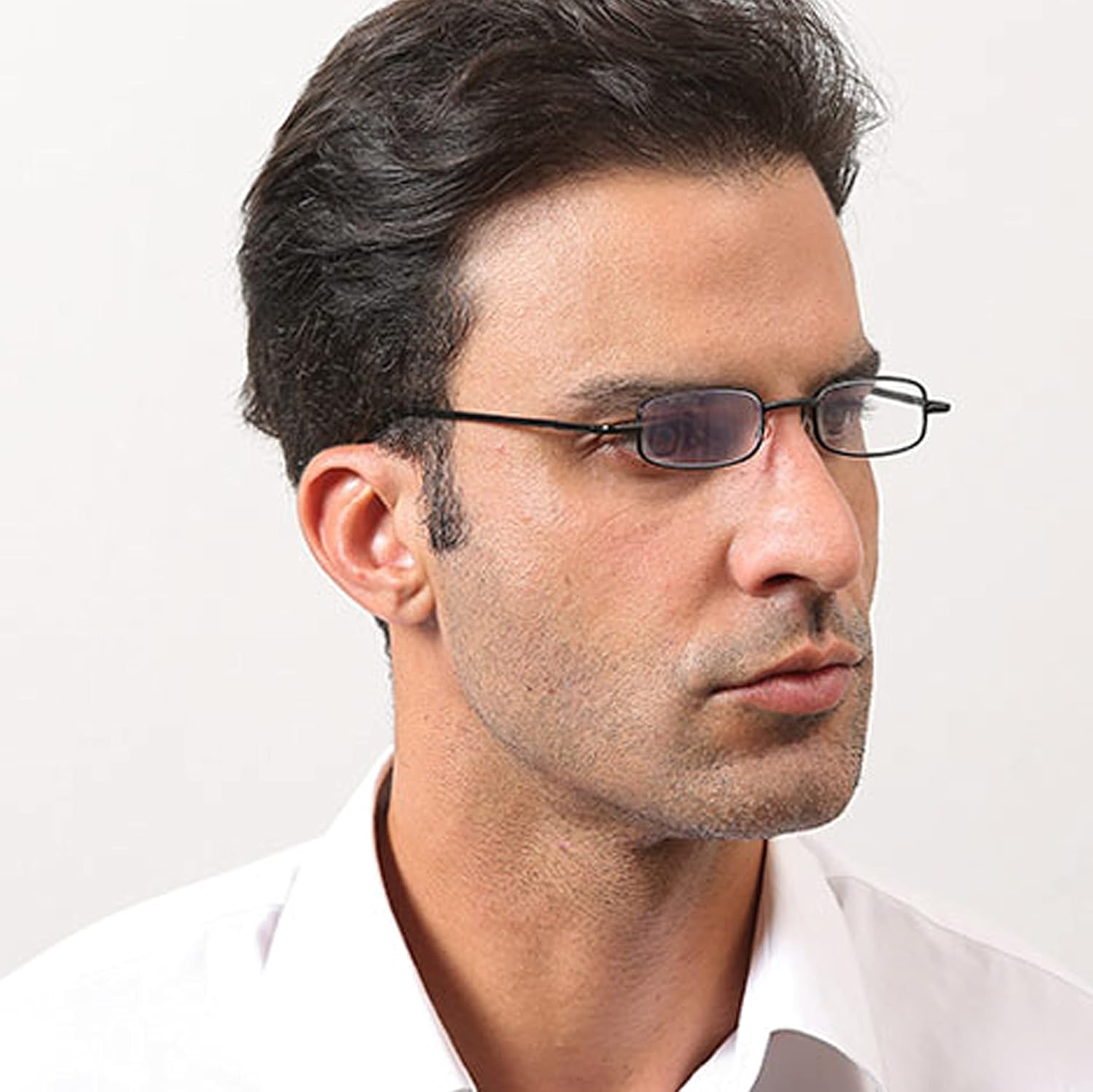 REAVEE Paquete de 5 lentes de lectura portátiles delgados para hombres y mujeres, bloqueo de luz azul para computadora con bolsillo pequeño, estuche