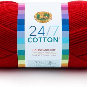 (1 madeja) Hilo de algodón 247, rojo (1 madeja) Hilo de algodón 247, rojo