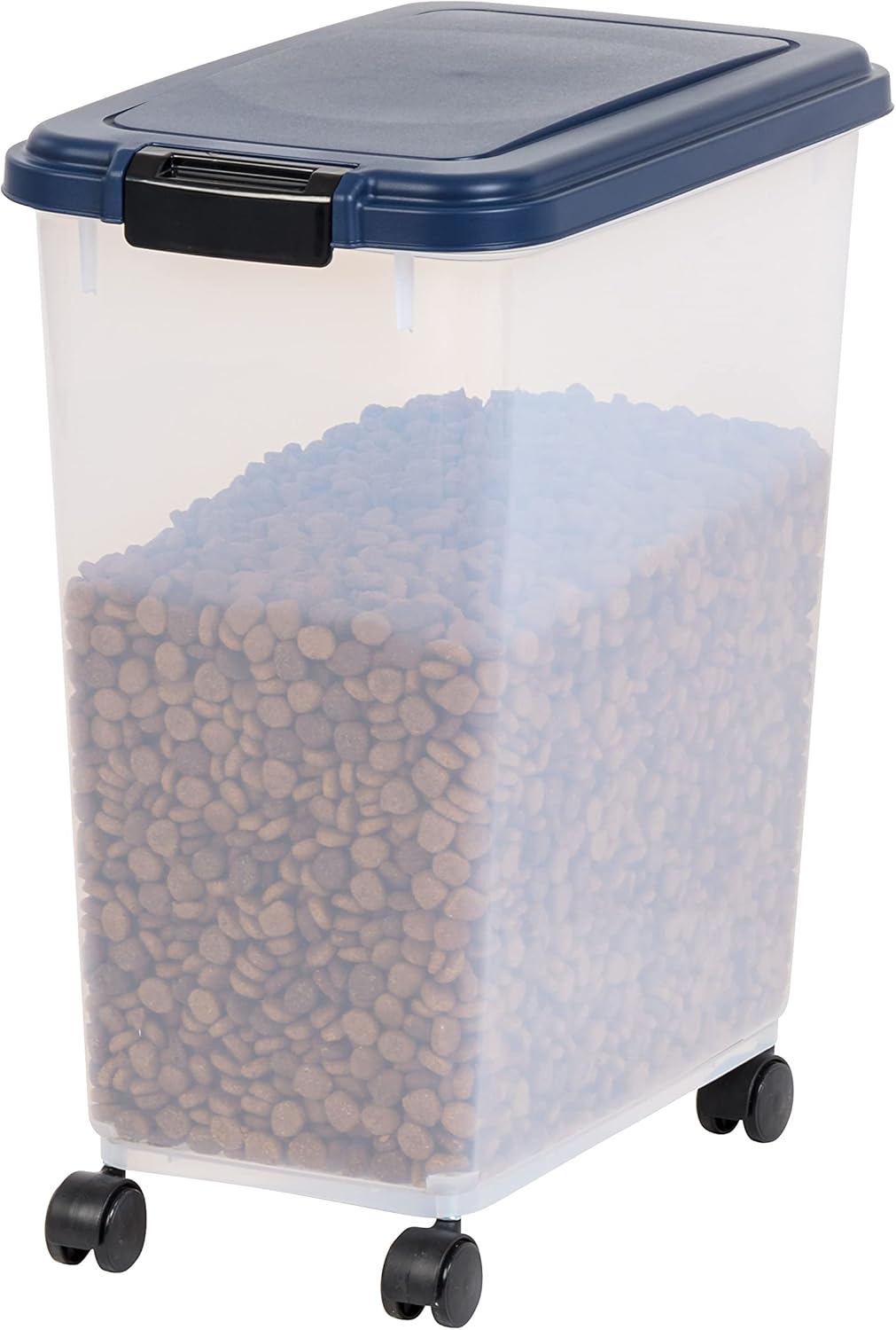 IRIS USA – Recipiente hermético de 30 libras42.7 cuartos de galón. IRIS USA WeatherPro – Contenedor hermético para alimentos para mascotas, con