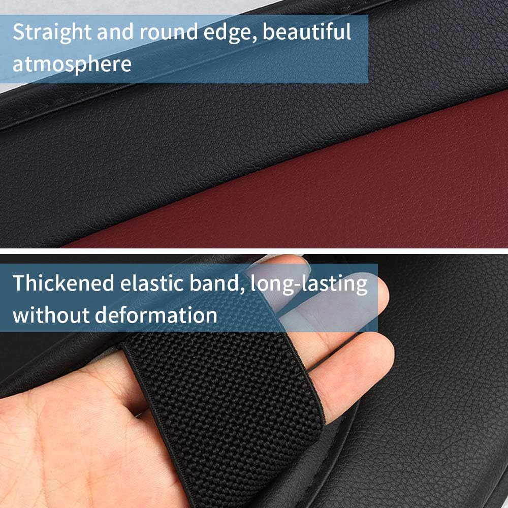 Fundas de asiento de automóvil de 5 asientos para Mercedes Benz GLA 250 2017-2021, juego completo de fundas de asiento de piel sintética, fundas de